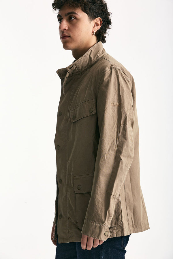 Field jacket GARMENT DYED DUKE CASUAL in cotone lavato cammello uomo Barbour