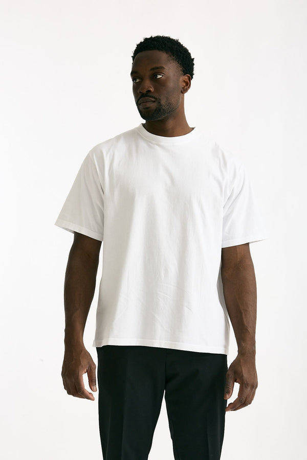 T-shirt in cotone bianco uomo Covert
