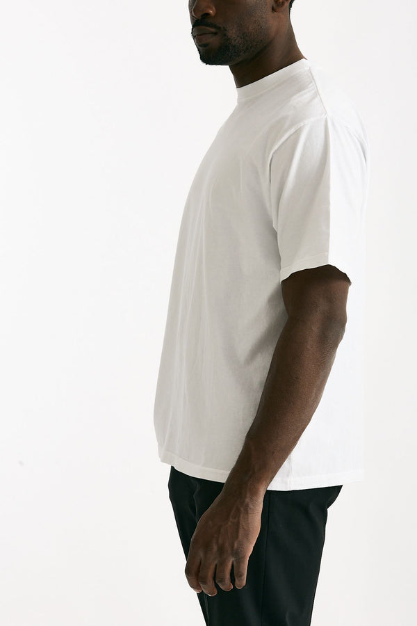 T-shirt in cotone bianco uomo Covert