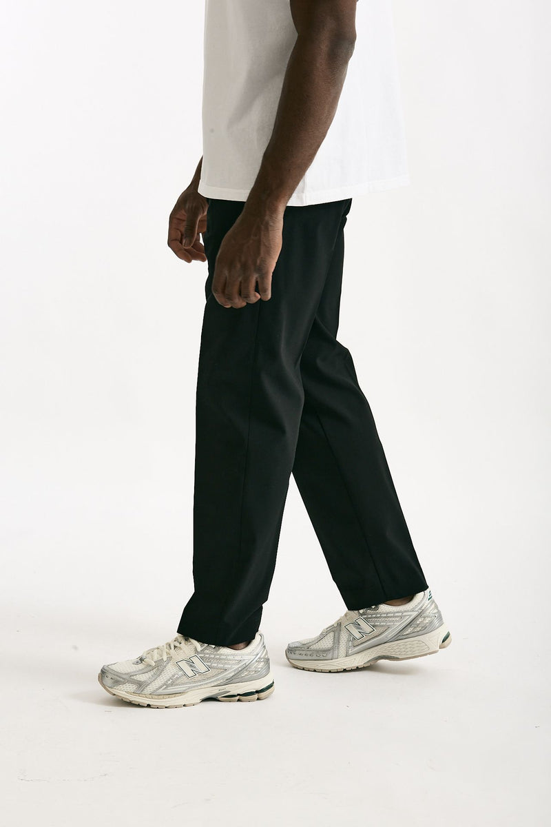 Pantalone in poliestere e lana stretch nero uomo Covert - 2