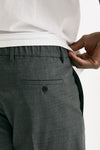 Pantalone in poliestere e lana stretch grigio uomo Covert - 5