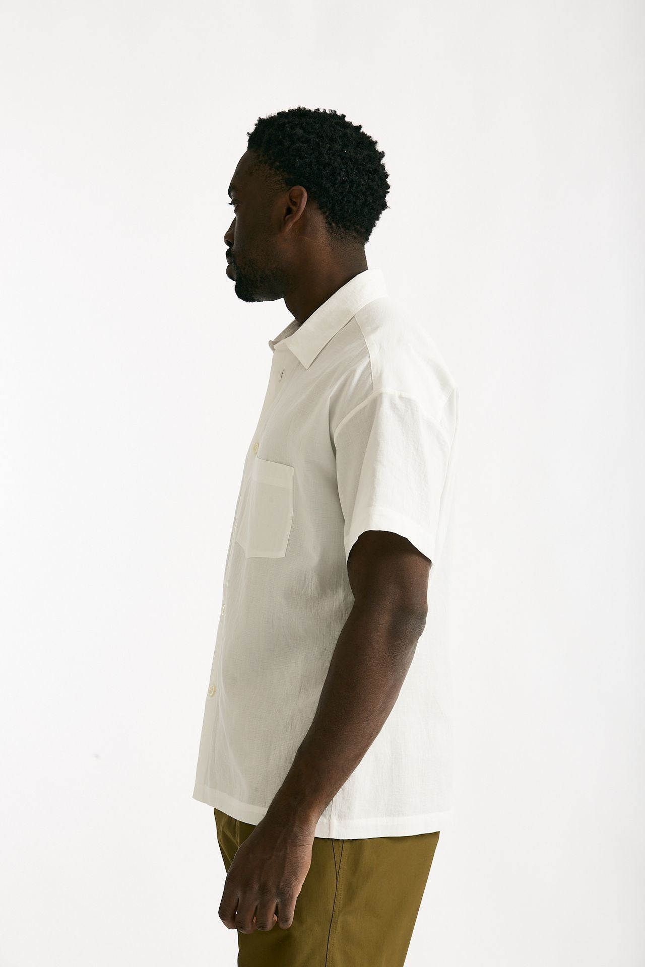 Camicia mezza manica in bianco uomo Covert - 2