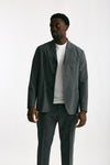 Giacca in poliestere e lana stretch grigio uomo Covert - 7