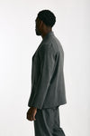 Giacca in poliestere e lana stretch grigio uomo Covert - 2