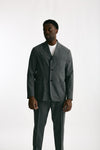 Giacca in poliestere e lana stretch grigio uomo Covert - 8