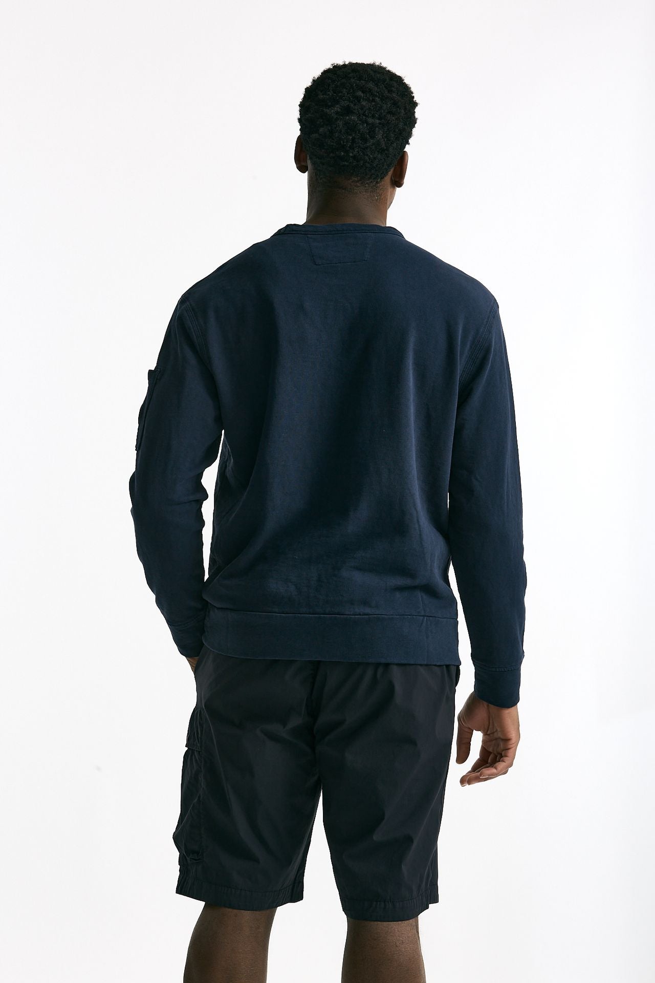 Felpa in cotone blu uomo C.p. company - 4