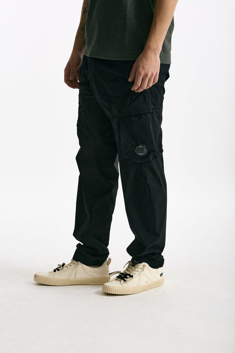 Pantalone cargo in cotone nero uomo C.p. company - 4