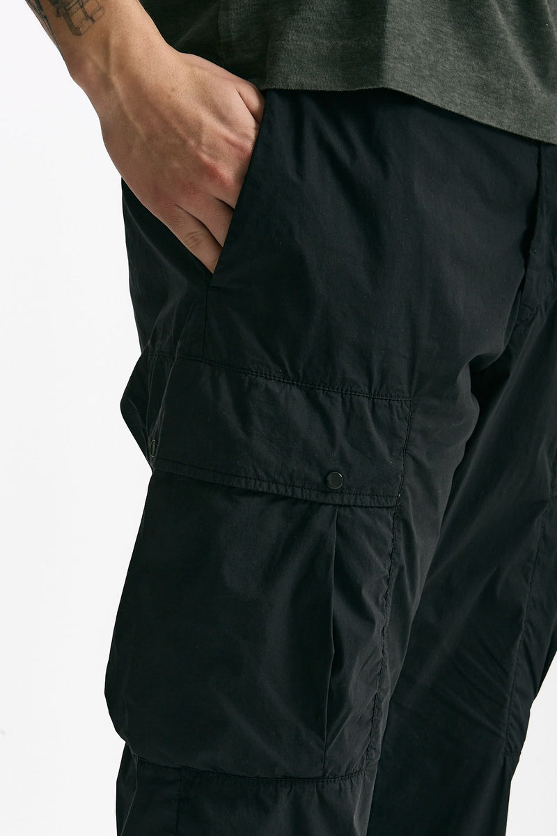 Pantalone cargo in cotone nero uomo C.p. company - 5