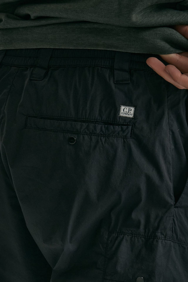 Pantalone cargo in cotone nero uomo C.p. company - 8