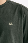 T shirt in cotone fiammato grigio uomo C.p. company - 5