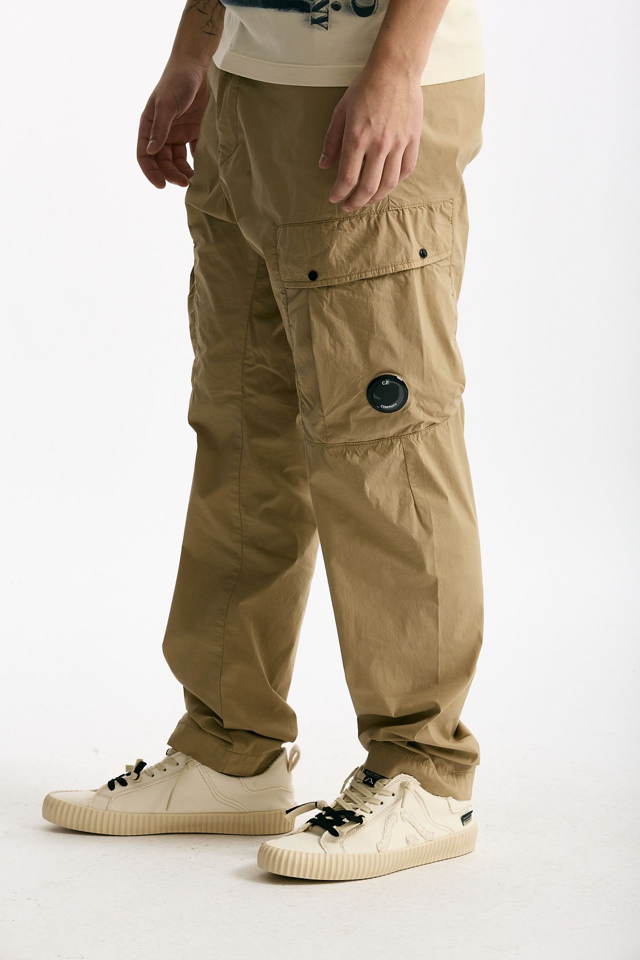 Pantalone cargo in cotone beige uomo C.p. company - 1