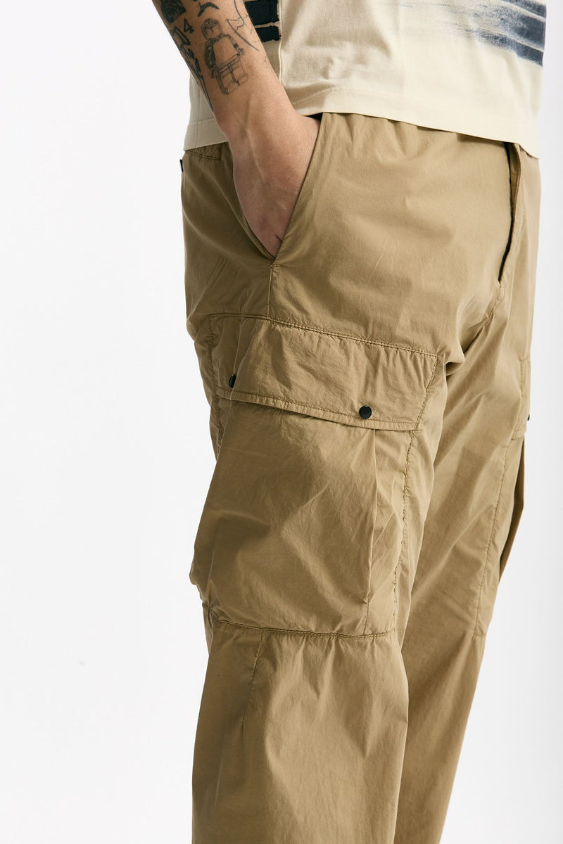 Pantalone cargo in cotone beige uomo C.p. company - 5