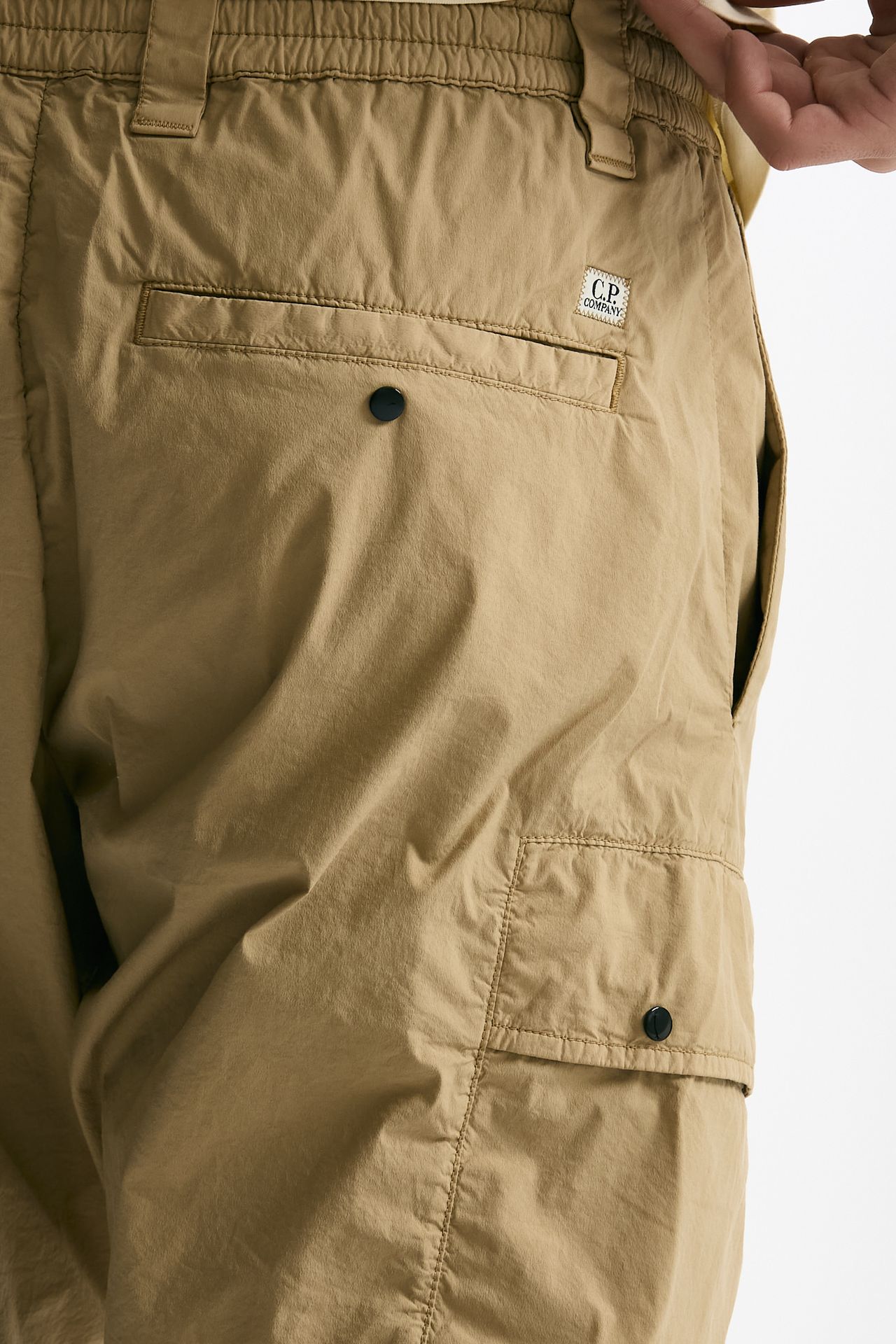 Pantalone cargo in cotone beige uomo C.p. company - 7