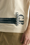 T shirt in cotone panna uomo C.p. company - 5