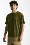 T shirt in cotone verde uomo C.p. company - 4