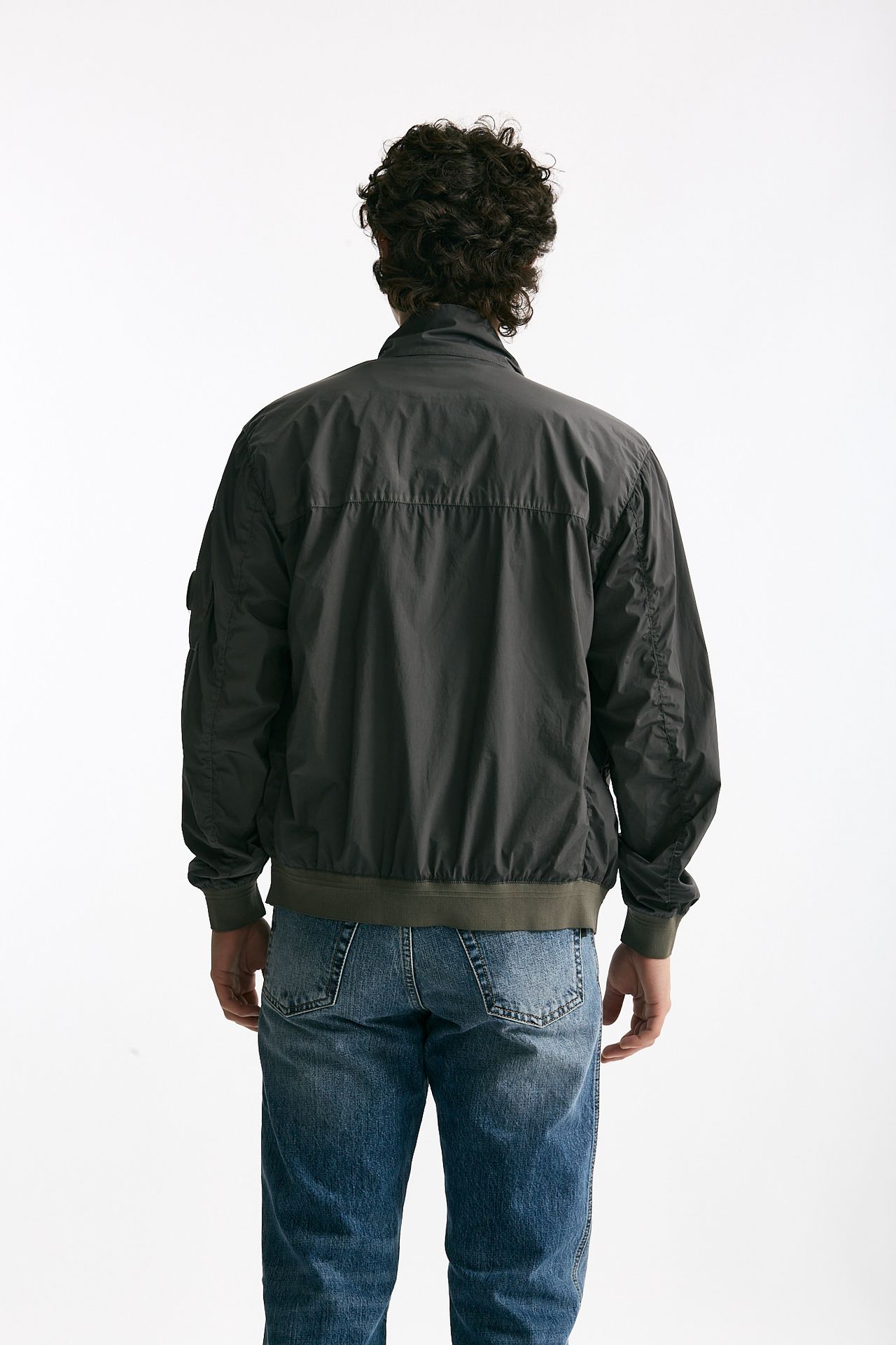 Giubbino NYCRA R in nylon stretch grigio uomo C.p. company - 4