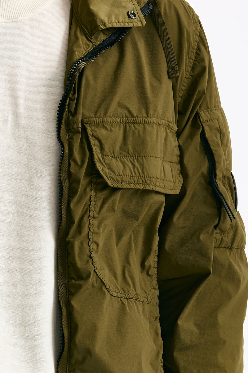 Giubbino NYCRA R in nylon stretch verde uomo C.p. company - 8