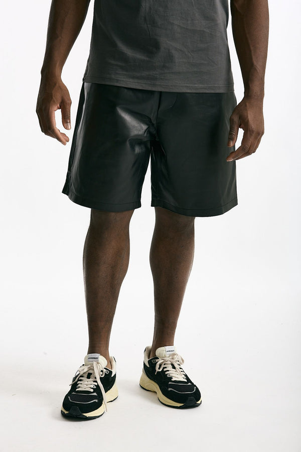 Bermuda GEES in pelle nero uomo Department five