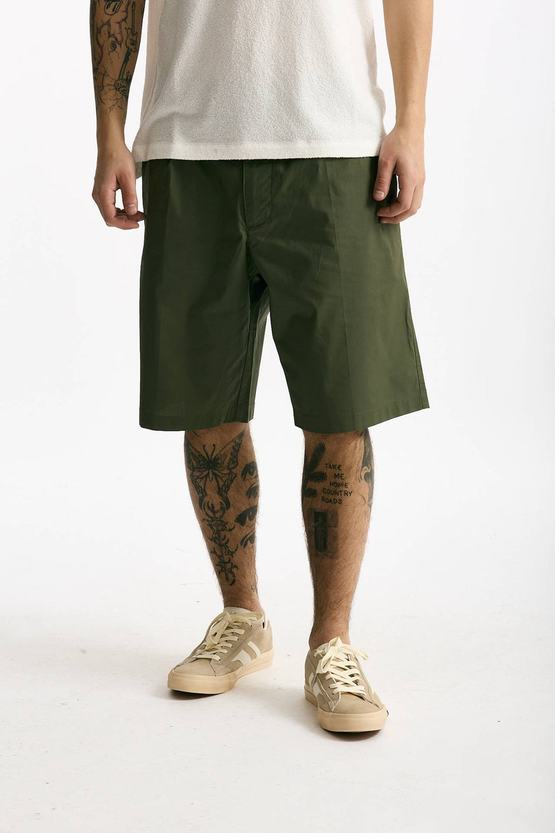 Bermuda PATRICK in cotone stretch verde uomo Department five - 1