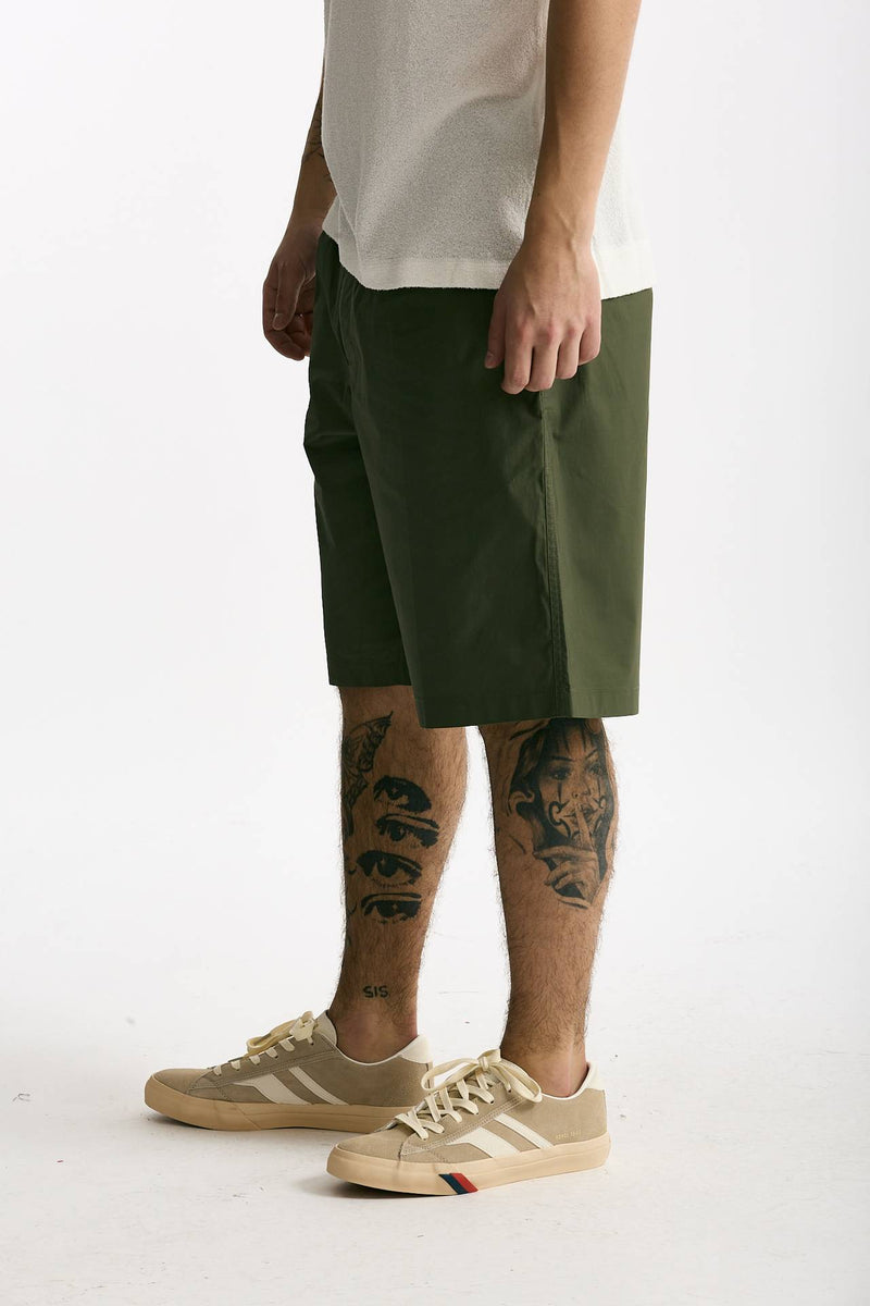 Bermuda PATRICK in cotone stretch verde uomo Department five - 4