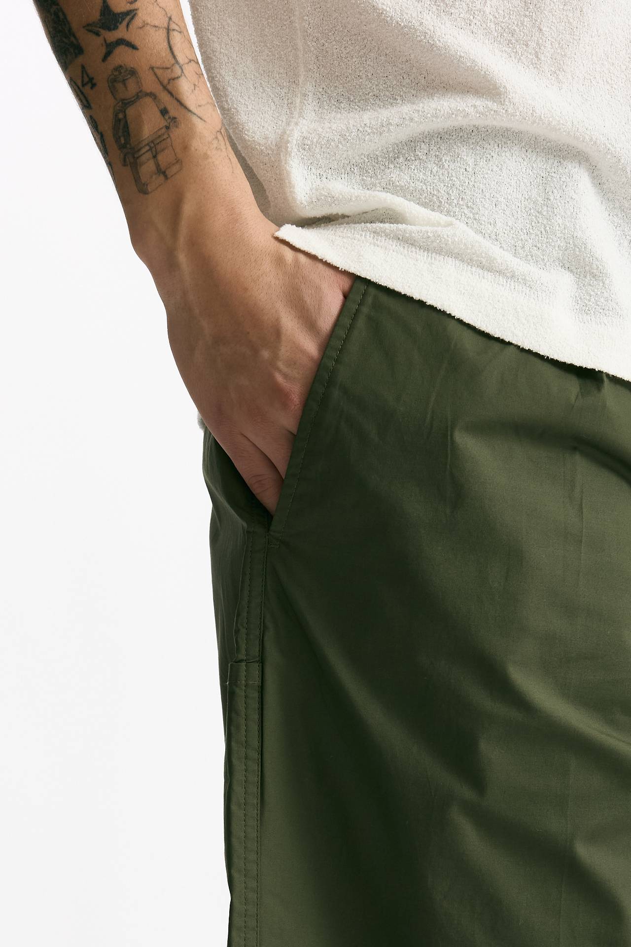 Bermuda PATRICK in cotone stretch verde uomo Department five - 5