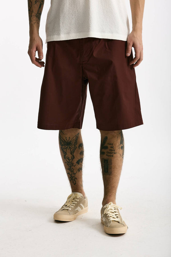 Bermuda PATRICK in cotone stretch bordeaux uomo Department five