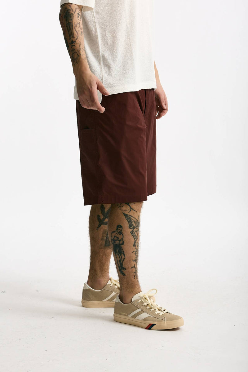 Bermuda PATRICK in cotone stretch bordeaux uomo Department five - 3