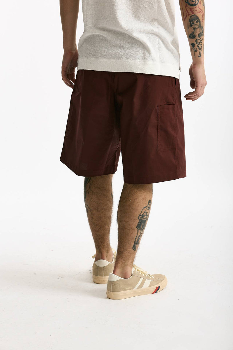 Bermuda PATRICK in cotone stretch bordeaux uomo Department five - 4