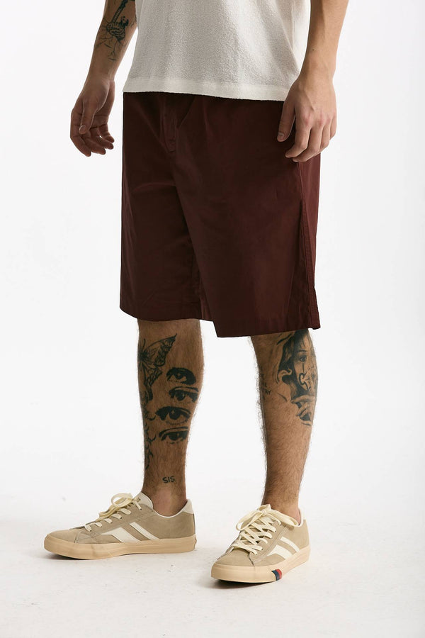 Bermuda PATRICK in cotone stretch bordeaux uomo Department five