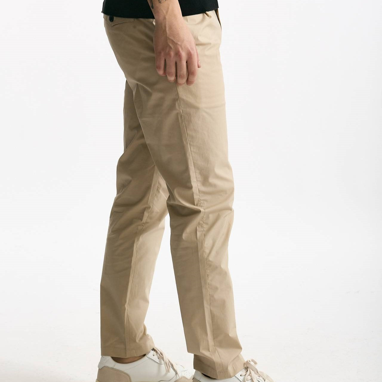 Pantalone PRINCE PENCES in cotone stretch beige uomo Department five - 8