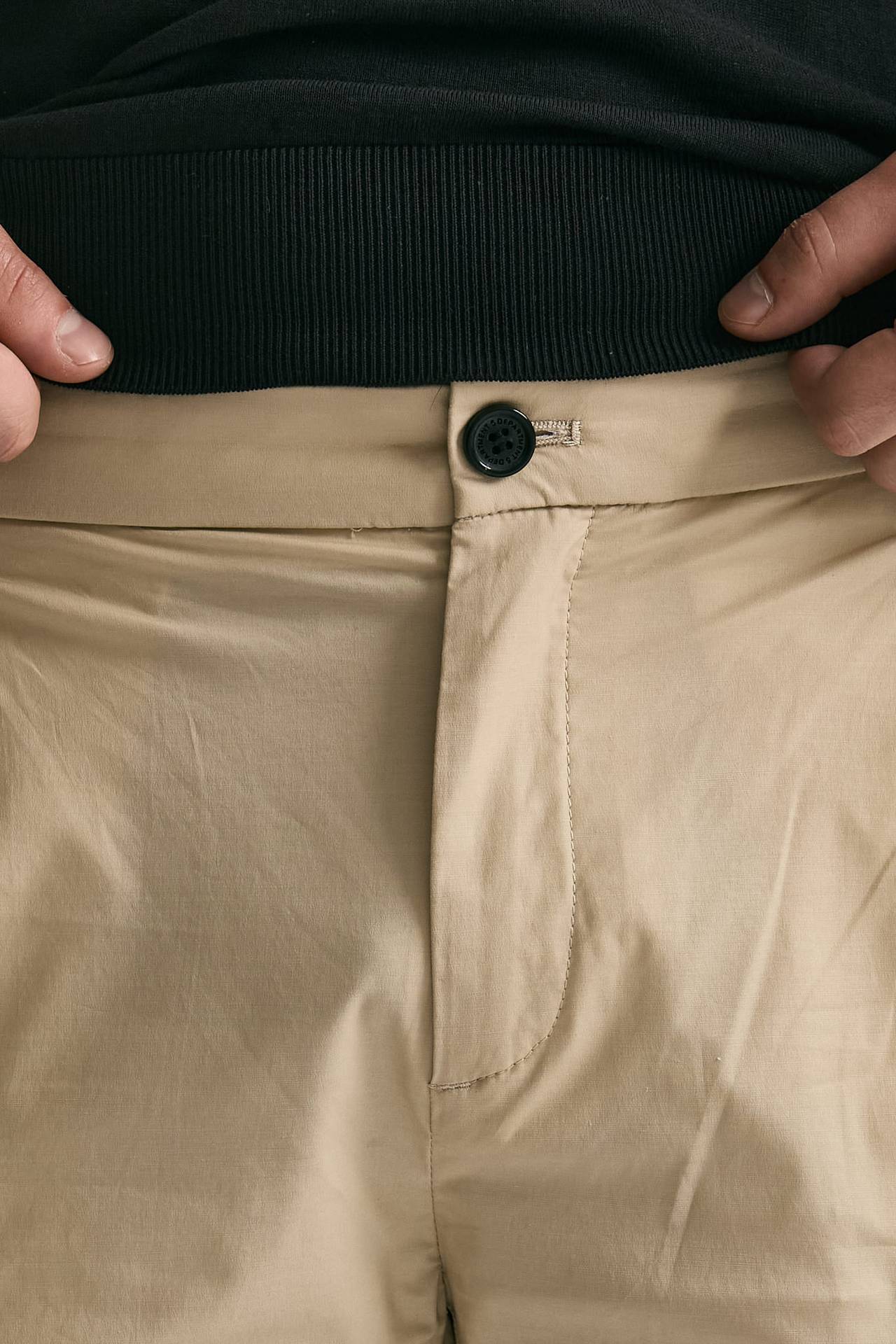 Pantalone PRINCE PENCES in cotone stretch beige uomo Department five - 6