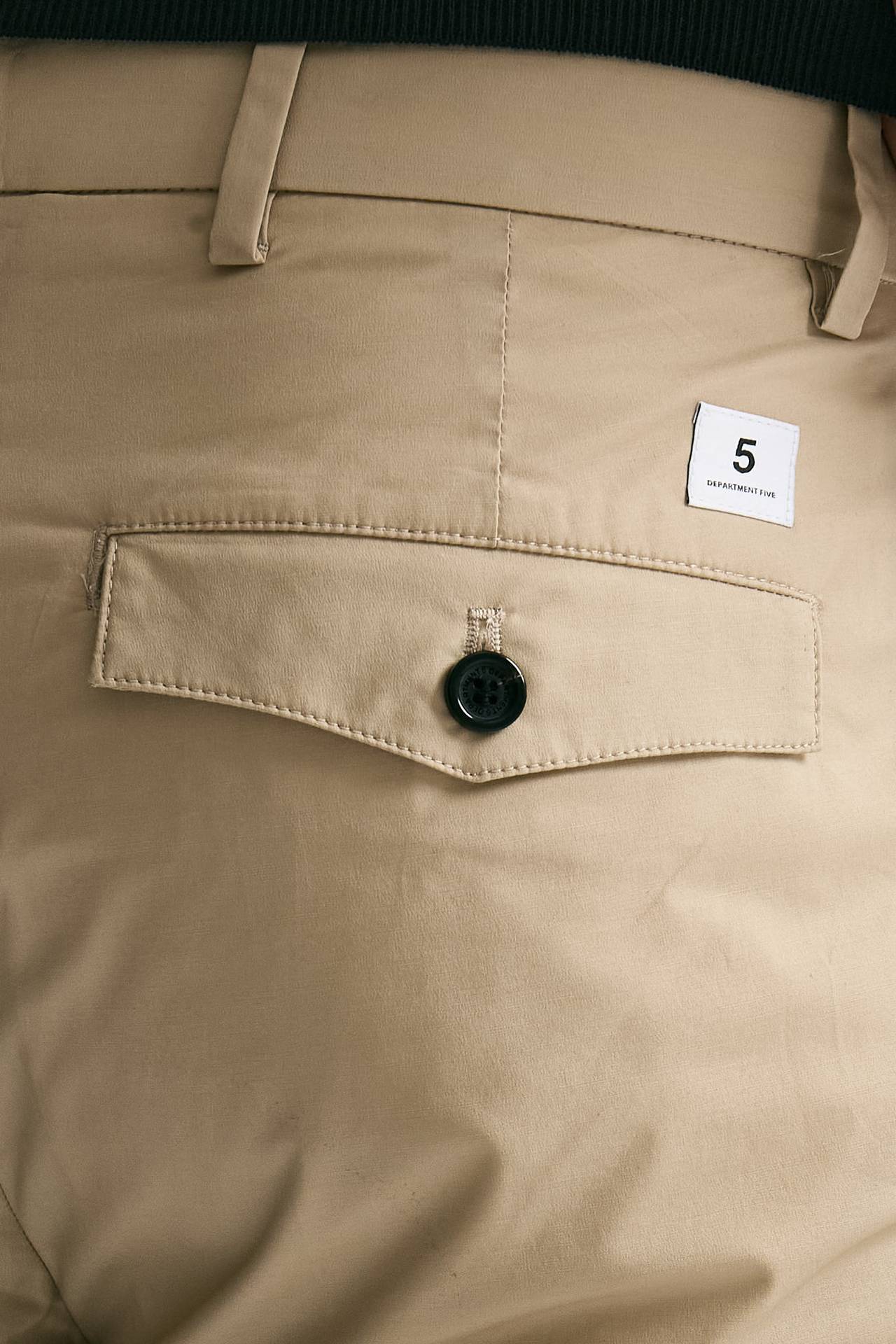 Pantalone PRINCE PENCES in cotone stretch beige uomo Department five - 7