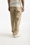 Pantalone GIN in cotone e lino stretch beige uomo Department five - 4