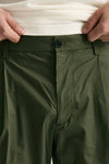 Pantalone GIN in cotone e lino stretch verde uomo Department five - 7