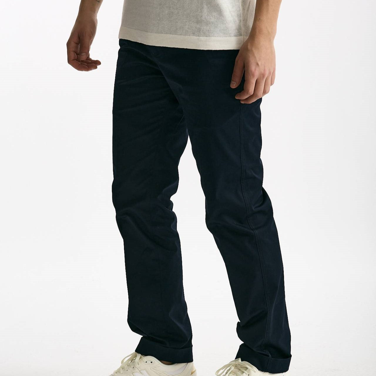 Pantalone DESTINAY in cotone stretch blu uomo Department five - 8