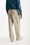 Pantalone RUSHEN in cotone e lino stretch beige uomo Department five - 3