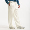 Pantalone RUSHEN in cotone e lino stretch bianco uomo Department five - 8