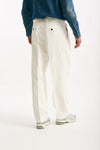 Pantalone RUSHEN in cotone e lino stretch bianco uomo Department five - 3