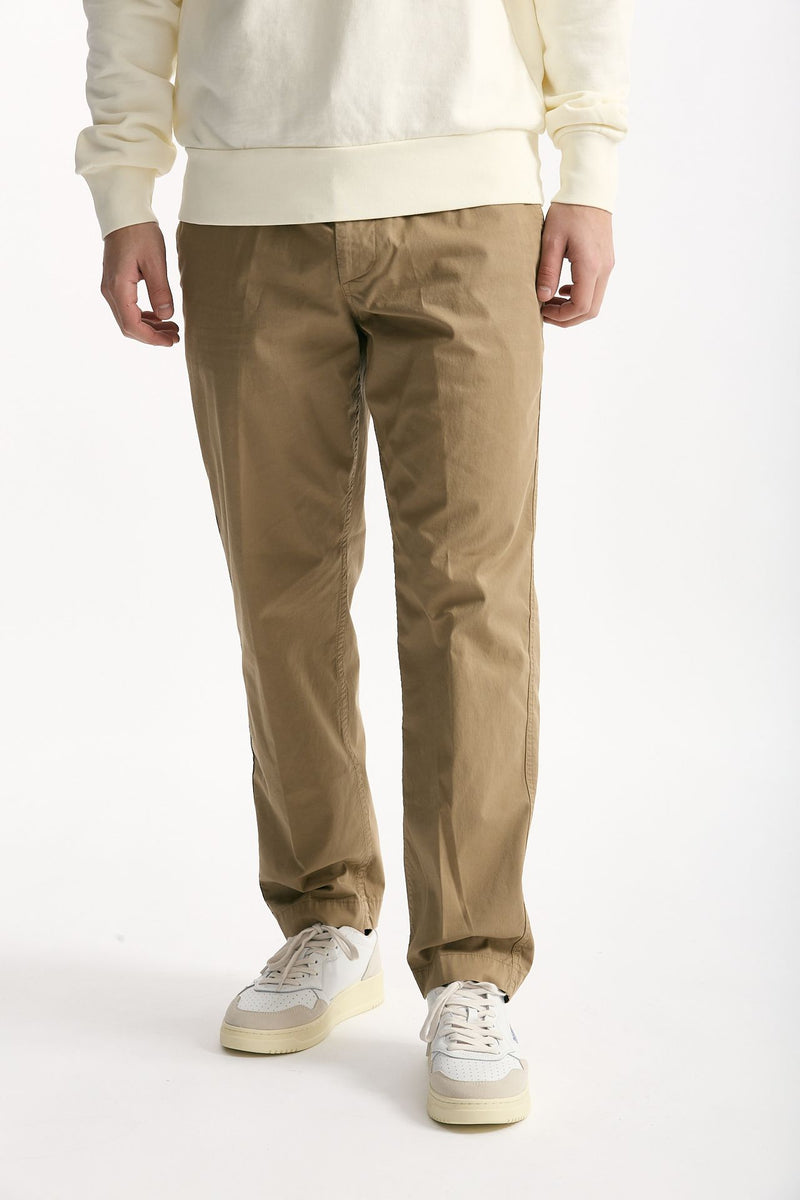 Pantalone ZYAN in cotone beige uomo Dondup - 1