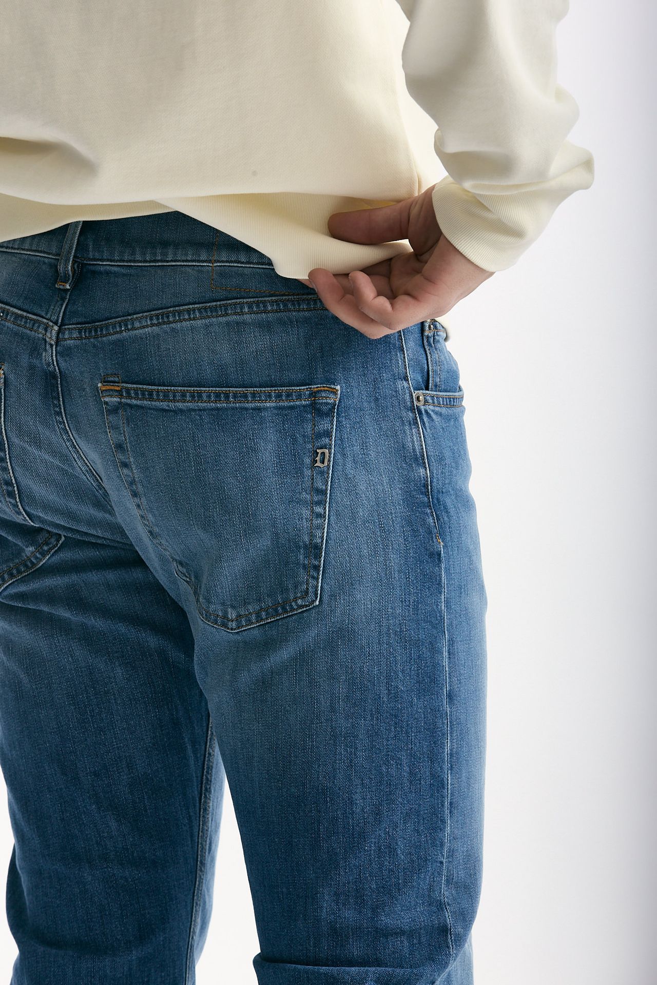 Jeans ICON lavaggio medio uomo Dondup - 7