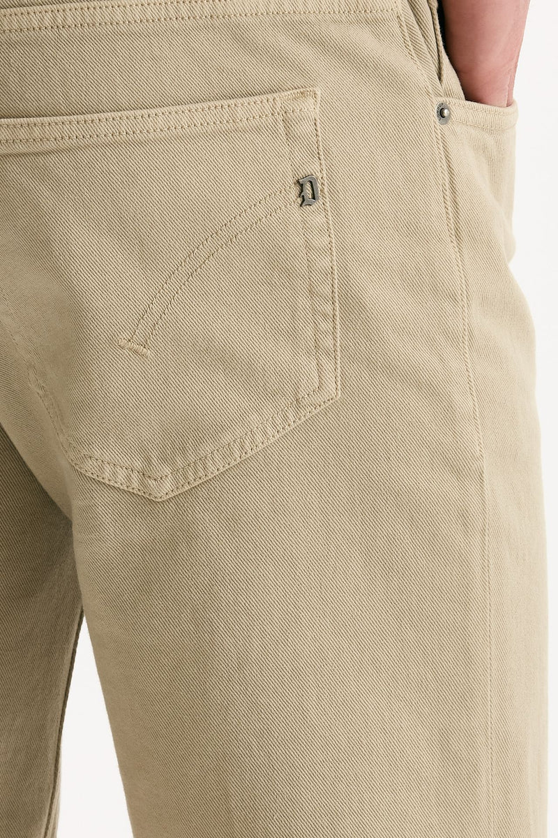 Bermuda DERICK beige uomo Dondup - 4
