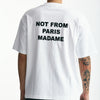 T-shirt in cotone bianco uomo Drôle de monsieur - 6
