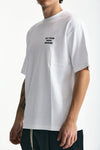 T-shirt in cotone bianco uomo Drôle de monsieur - 4