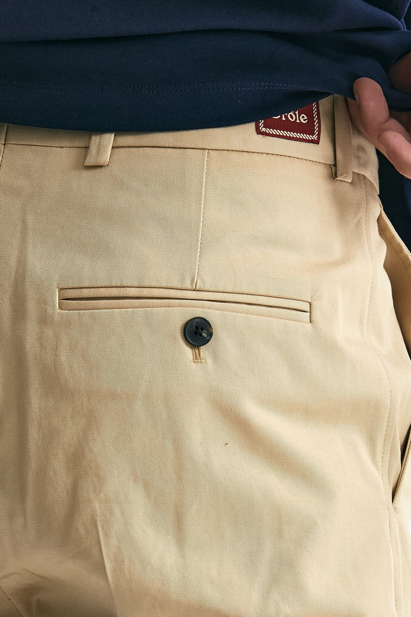 Pantalone in cotone beige uomo Drôle de monsieur - 6