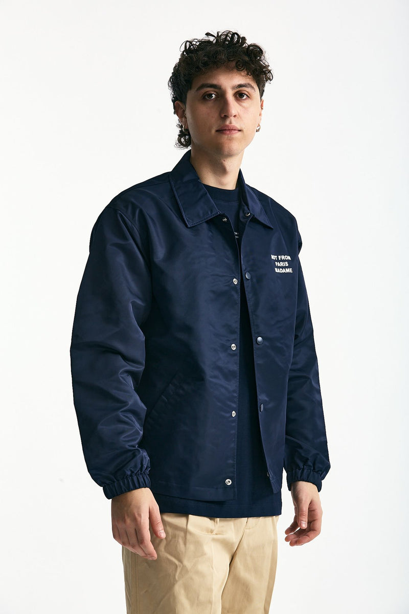 Giubbino in nylon blu uomo Drôle de monsieur - 3