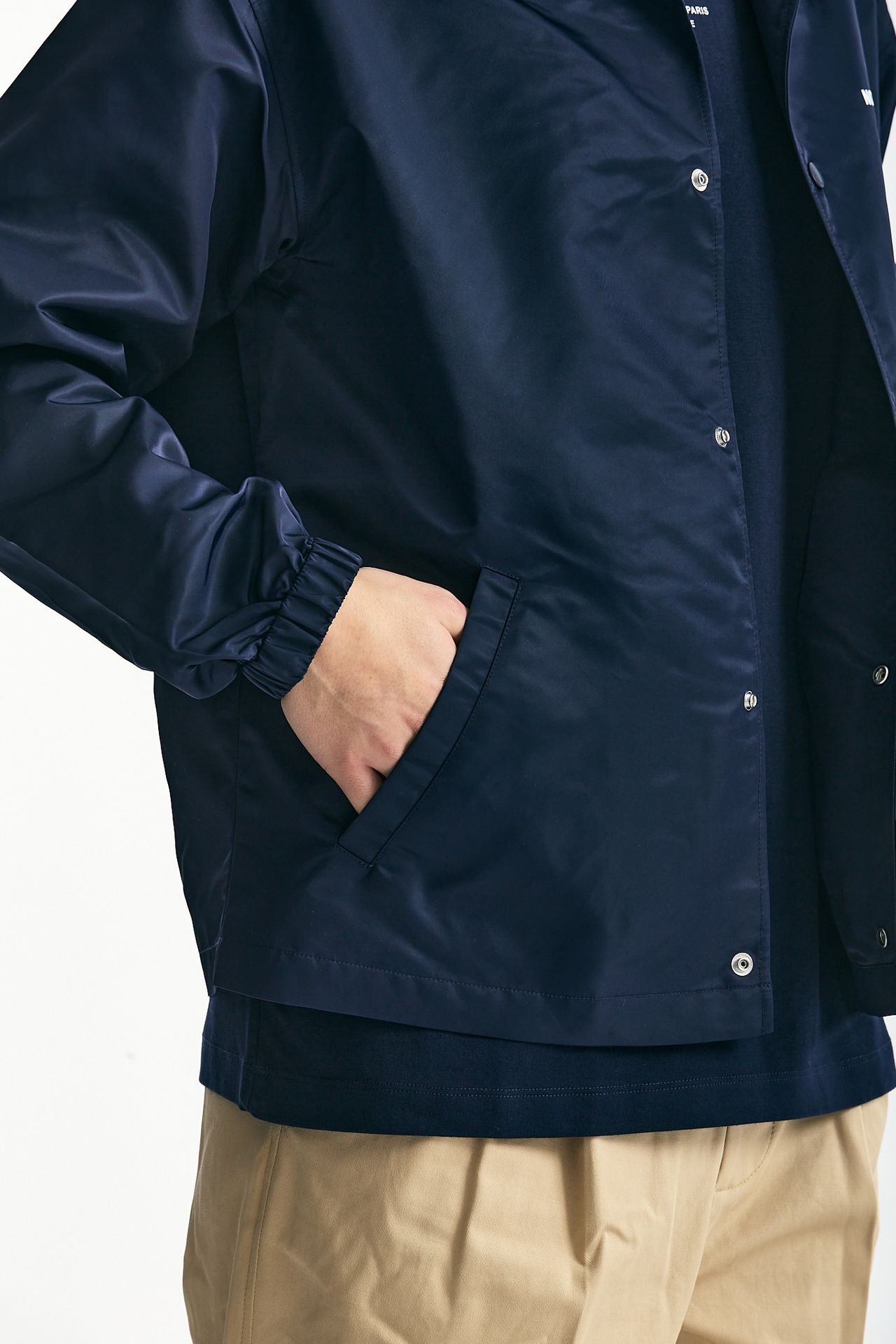 Giubbino in nylon blu uomo Drôle de monsieur - 7