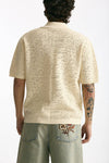 Polo camicia in cotone panna uomo Drôle de monsieur - 3