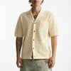 Polo camicia in cotone panna uomo Drôle de monsieur - 6
