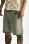 Bermuda in denim lavaggio chiaro uomo Drôle de monsieur - 4