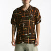 Camicia in viscosa fantasia multicolor uomo Drôle de monsieur - 6